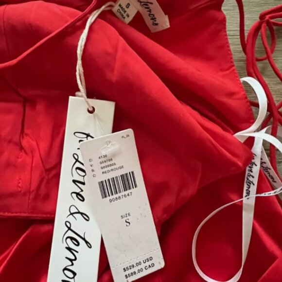 Brand New For Love & Lemons Anisa Asymmetrical Dress - Picture 16 of 16